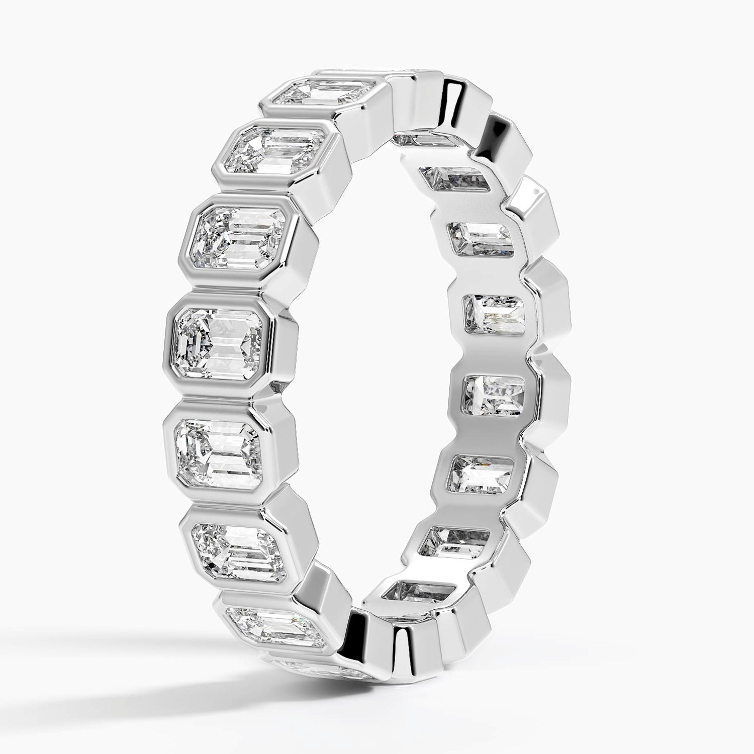 Tam Tur 3,00 Karat Yuvarlak Kesim Laboratuvar Pırlanta Yüzük 18K - Bold Diamonds