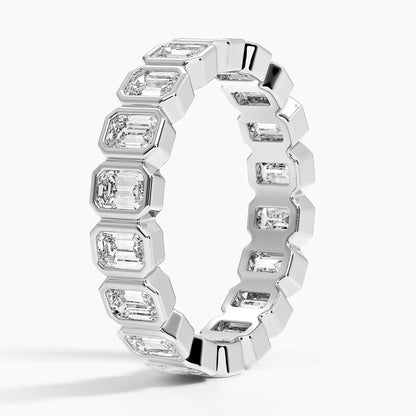 Tam Tur 3,00 Karat Yuvarlak Kesim Laboratuvar Pırlanta Yüzük 18K - Bold Diamonds
