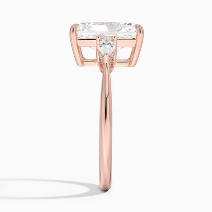 1.60 Carat Princess Halo Design Solitaire Lab Diamond Ring 18K - Florina 