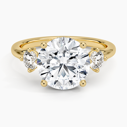 1.60 Carat Princess Halo Design Solitaire Lab Diamond Ring 18K - Florina 