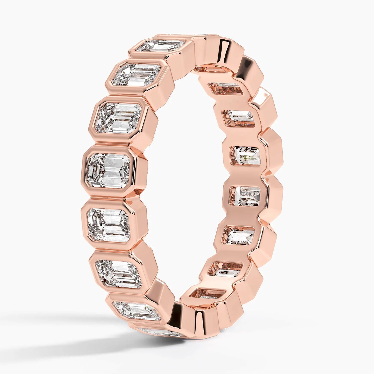 Tam Tur 3,00 Karat Yuvarlak Kesim Laboratuvar Pırlanta Yüzük 18K - Bold Diamonds