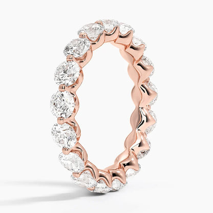 Yarım Tur 1.50 Karat Yuvarlak Kesim Laboratuvar Pırlanta Yüzük 18K - Bold Diamonds