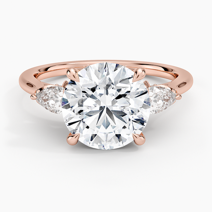 1.60 Carat Princess Halo Design Solitaire Lab Diamond Ring 18K - Florina 