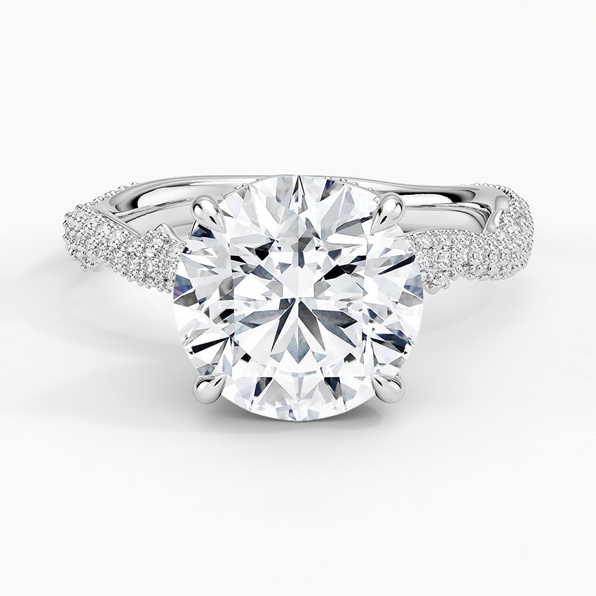 3.75 Hidden Halo Tasarım Tektaş Laboratuvar Pırlanta Yüzük - Filara