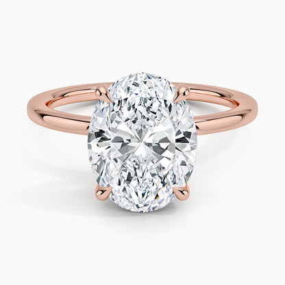 1.60 Carat Princess Halo Design Solitaire Lab Diamond Ring 18K - Florina 