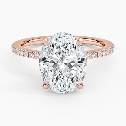 1.60 Carat Princess Halo Design Solitaire Lab Diamond Ring 18K - Florina 