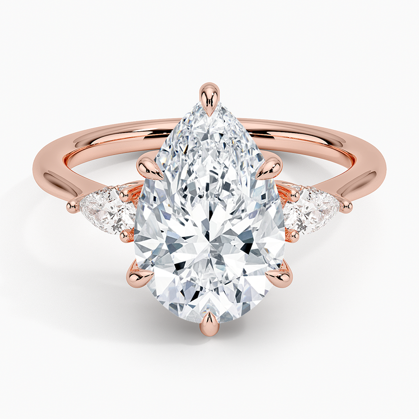1.60 Carat Princess Halo Design Solitaire Lab Diamond Ring 18K - Florina 