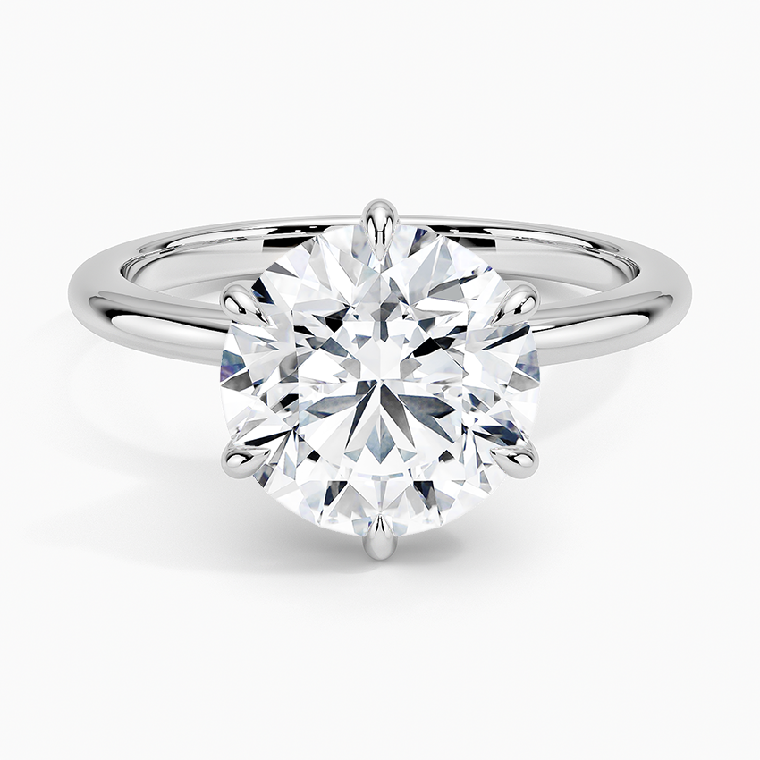 3.10 Hidden Halo Tasarım Tektaş Laboratuvar Pırlanta Yüzük - Eylora