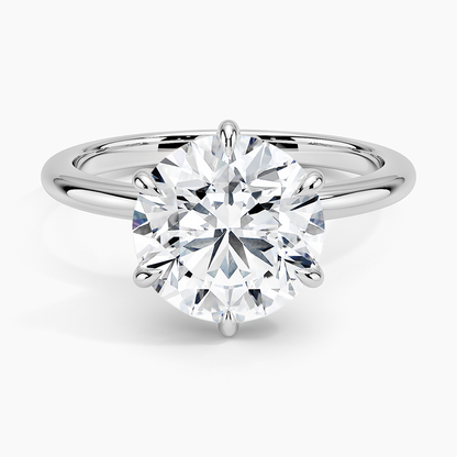 3.10 Hidden Halo Tasarım Tektaş Laboratuvar Pırlanta Yüzük - Eylora