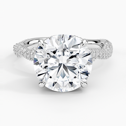 4.75 Hidden Halo Tasarım Tektaş Laboratuvar Pırlanta Yüzük - Filara