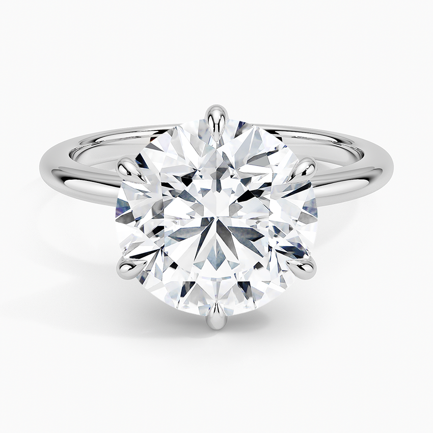 4.10 Hidden Halo Tasarım Tektaş Laboratuvar Pırlanta Yüzük - Eylora