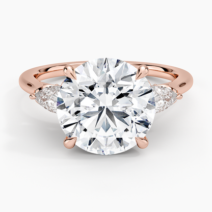 1.60 Carat Princess Halo Design Solitaire Lab Diamond Ring 18K - Florina 