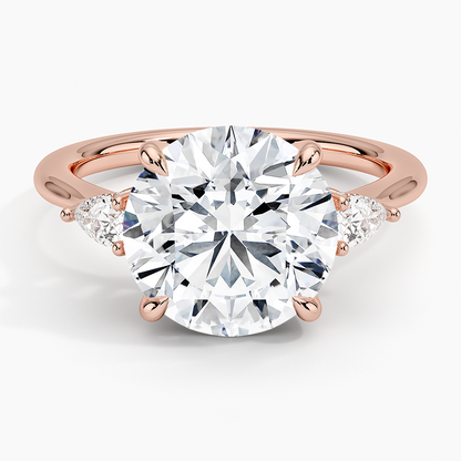 1.60 Carat Princess Halo Design Solitaire Lab Diamond Ring 18K - Florina 