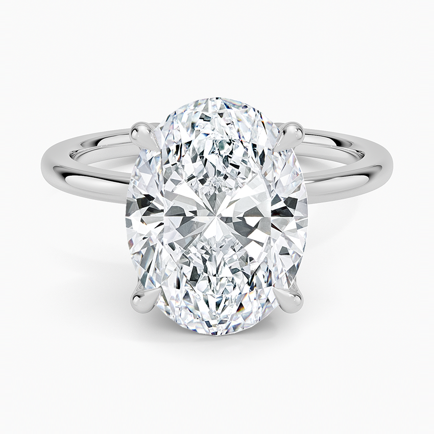1.60 Carat Princess Halo Design Solitaire Lab Diamond Ring 18K - Florina 
