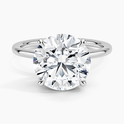 1.60 Carat Princess Halo Design Solitaire Lab Diamond Ring 18K - Florina 