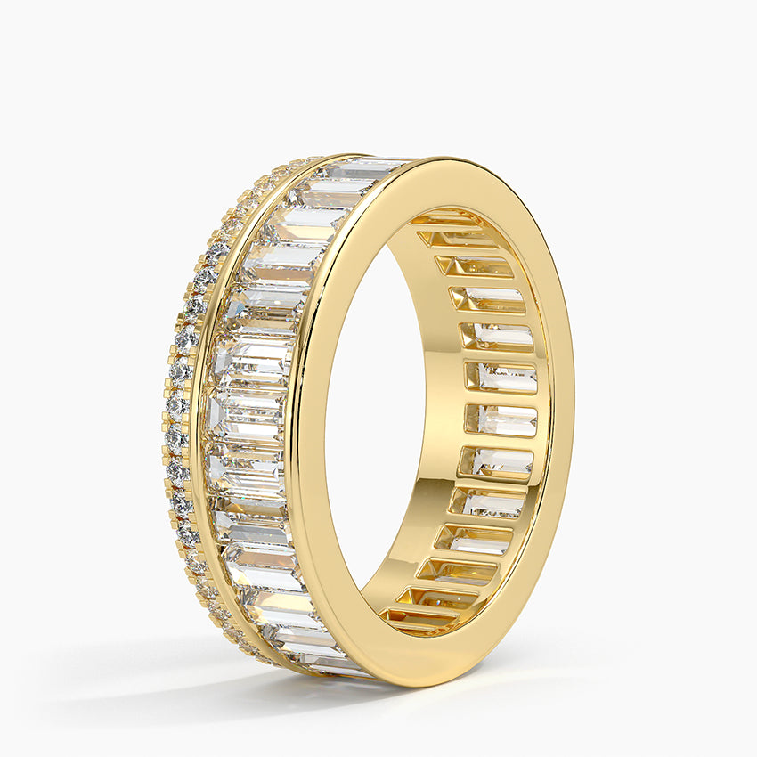 Alyans 0,50 Karat Yuvarlak Kesim Laboratuvar Pırlanta Yüzük 18K - Bold Diamonds