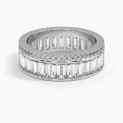 Alyans 0,50 Karat Yuvarlak Kesim Laboratuvar Pırlanta Yüzük 18K - Bold Diamonds