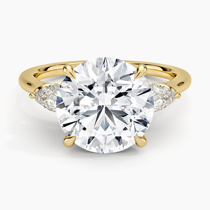 1.60 Carat Princess Halo Design Solitaire Lab Diamond Ring 18K - Florina 