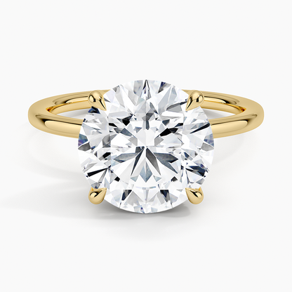 1.60 Carat Princess Halo Design Solitaire Lab Diamond Ring 18K - Florina 