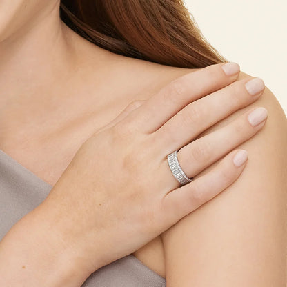 Alyans 0,50 Karat Yuvarlak Kesim Laboratuvar Pırlanta Yüzük 18K - Bold Diamonds