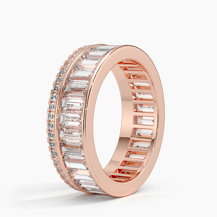 Alyans 0,50 Karat Yuvarlak Kesim Laboratuvar Pırlanta Yüzük 18K - Bold Diamonds