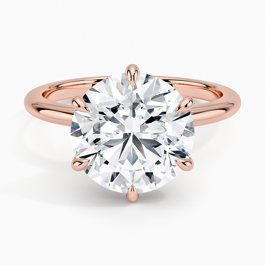 4.10 Hidden Halo Tasarım Tektaş Laboratuvar Pırlanta Yüzük - Eylora