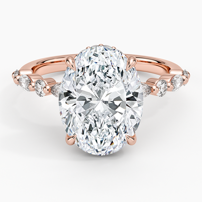 1.60 Carat Princess Halo Design Solitaire Lab Diamond Ring 18K - Florina 
