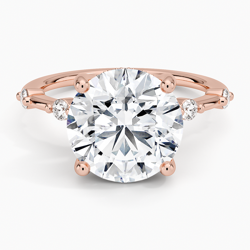 4.20 Hidden Halo Tasarım Tektaş Laboratuvar Pırlanta Yüzük - Zelora