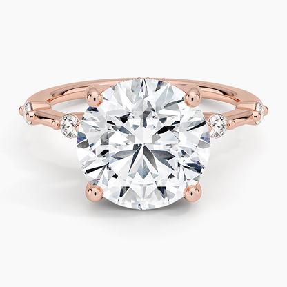 4.20 Hidden Halo Tasarım Tektaş Laboratuvar Pırlanta Yüzük - Zelora