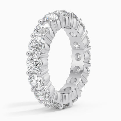 Tam Tur 5,00 Karat Yuvarlak Kesim Laboratuvar Pırlanta Yüzük 18K - Bold Diamonds