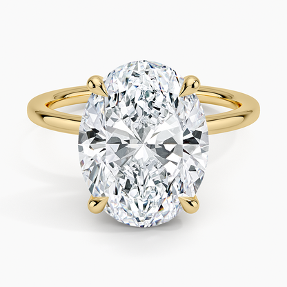 1.60 Carat Princess Halo Design Solitaire Lab Diamond Ring 18K - Florina 
