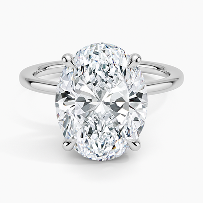 1.60 Carat Princess Halo Design Solitaire Lab Diamond Ring 18K - Florina 
