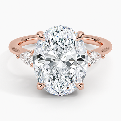 1.60 Carat Princess Halo Design Solitaire Lab Diamond Ring 18K - Florina 