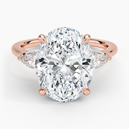 1.60 Carat Princess Halo Design Solitaire Lab Diamond Ring 18K - Florina 