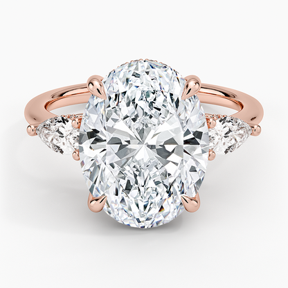 1.60 Carat Princess Halo Design Solitaire Lab Diamond Ring 18K - Florina 