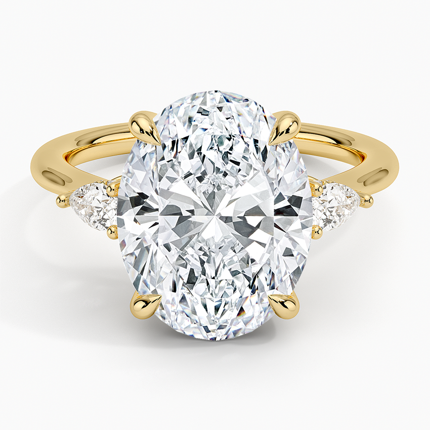 1.60 Carat Princess Halo Design Solitaire Lab Diamond Ring 18K - Florina 