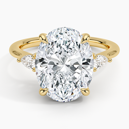1.60 Carat Princess Halo Design Solitaire Lab Diamond Ring 18K - Florina 