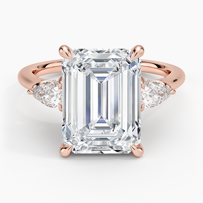 1.60 Carat Princess Halo Design Solitaire Lab Diamond Ring 18K - Florina 