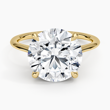 1.60 Carat Princess Halo Design Solitaire Lab Diamond Ring 18K - Florina 