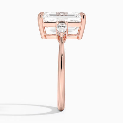 1.60 Carat Princess Halo Design Solitaire Lab Diamond Ring 18K - Florina 