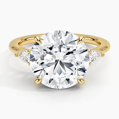 1.60 Carat Princess Halo Design Solitaire Lab Diamond Ring 18K - Florina 