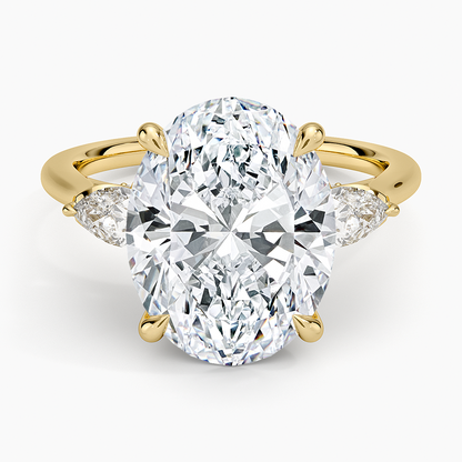 1.60 Carat Princess Halo Design Solitaire Lab Diamond Ring 18K - Florina 