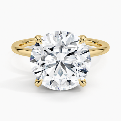 1.60 Carat Princess Halo Design Solitaire Lab Diamond Ring 18K - Florina 