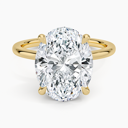 1.60 Carat Princess Halo Design Solitaire Lab Diamond Ring 18K - Florina 