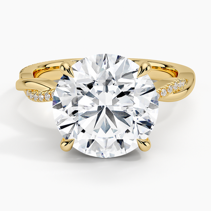 1.60 Carat Princess Halo Design Solitaire Lab Diamond Ring 18K - Florina 