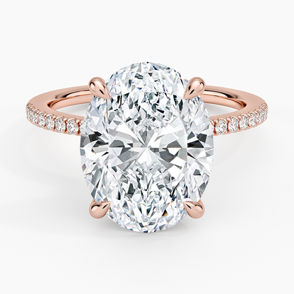 1.60 Carat Princess Halo Design Solitaire Lab Diamond Ring 18K - Florina 