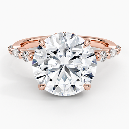 1.60 Carat Princess Halo Design Solitaire Lab Diamond Ring 18K - Florina 