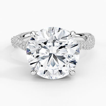 5.75 Hidden Halo Tasarım Tektaş Laboratuvar Pırlanta Yüzük - Filara