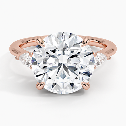 1.60 Carat Princess Halo Design Solitaire Lab Diamond Ring 18K - Florina 