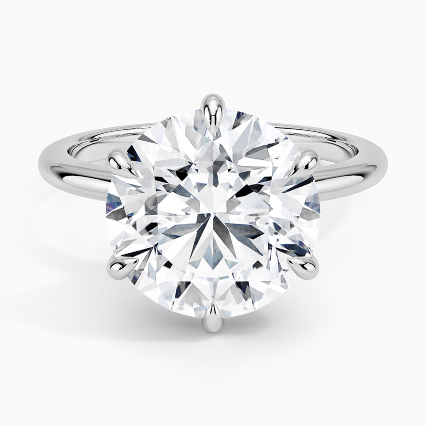 5.10 Hidden Halo Tasarım Tektaş Laboratuvar Pırlanta Yüzük - Eylora